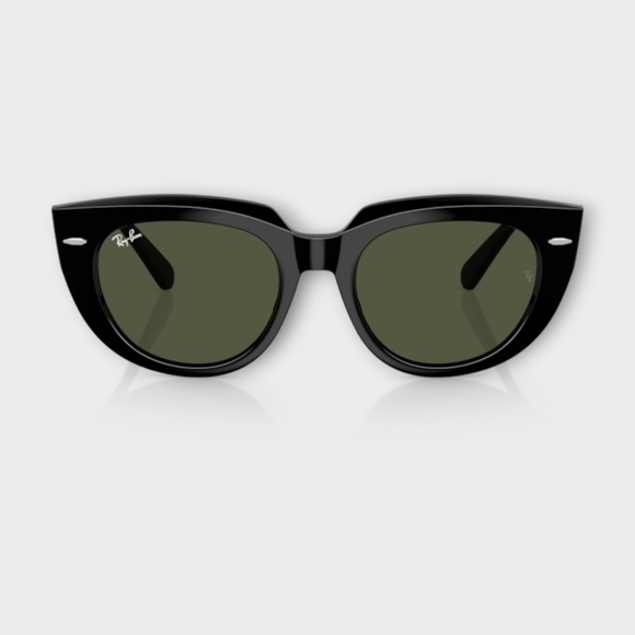 RayBan RB2286 901/31 Doreen Womens Sunglasses. Black Frame and Green Lens